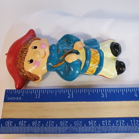 3 Vintage Christmas Tree Soldier Ornaments Drummer Boy Holiday - Picture 3 of 10
